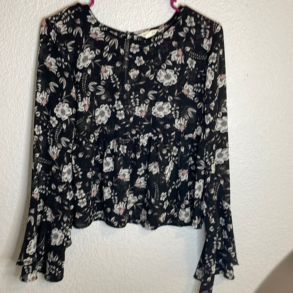 Long floral top